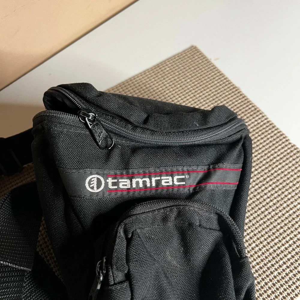 Tamrac Model 515 Camera Bag Black Nylon Shoulder Belt Loop Waist Pack USA Made